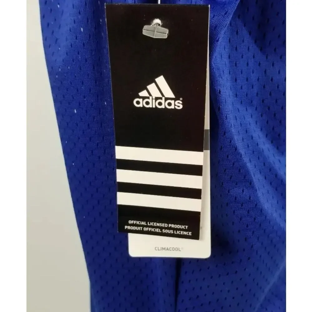 NWT Adidas Climacool Football Jersey L Royal Blue